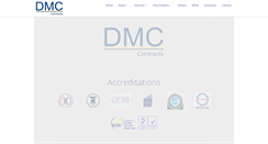 Desktop Screenshot of dmccontracts.co.uk