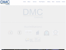 Tablet Screenshot of dmccontracts.co.uk